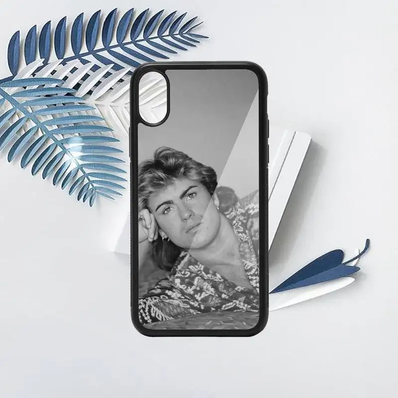 

george michael famous singer Phone Case PC for iPhone 11 12 pro XS MAX 8 7 6 6S Plus X 5S SE 2020 XR