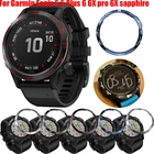 Рамка для укладки волос рамка чехол Крышка для смарт-часов Garmin Fenix 6Fenix 6X Pro5X 5 Plus сапфировое защиты ободок Кольцо Анти-Царапины железное кольцо