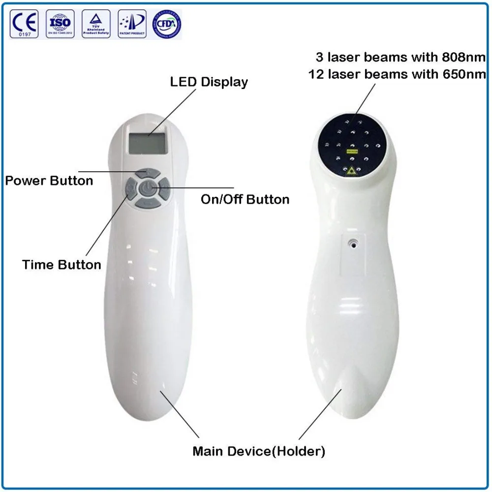 LLLT медицинский прибор для холодной лазерной терапии уменьшает боль массаж