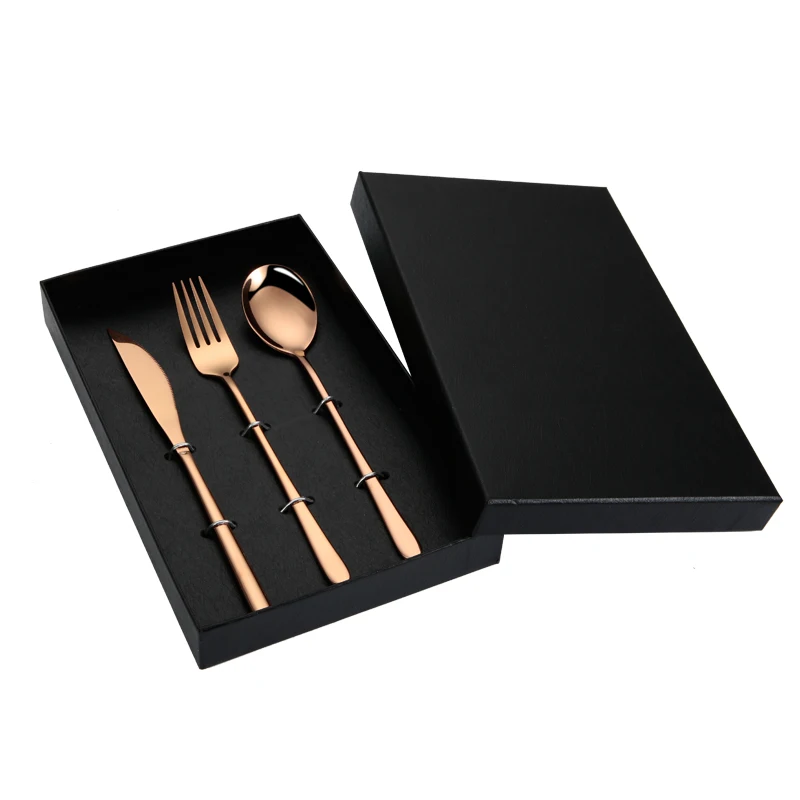 Набор столовых приборов 3 в 1 набор вилка ложка нож дорожная посуда столовые