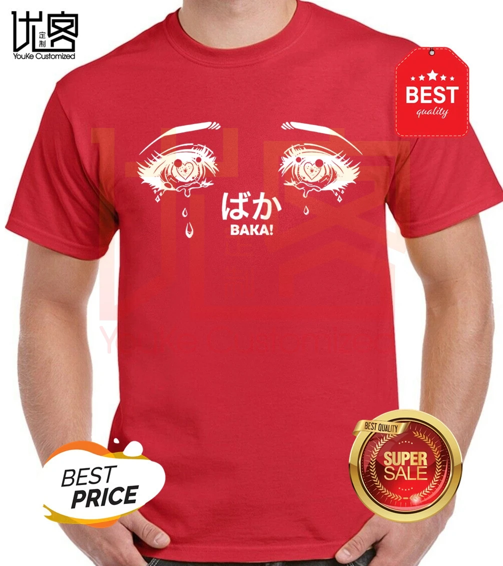 Возьмите 2019 Новая модная летняя футболка с рисунком из аниме глазами Kawaii Пастель