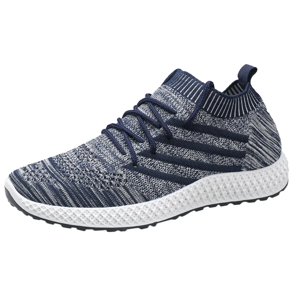 Мужские кроссовки SAGACE повседневные Модные сетчатые дышащие на плоской мягкой