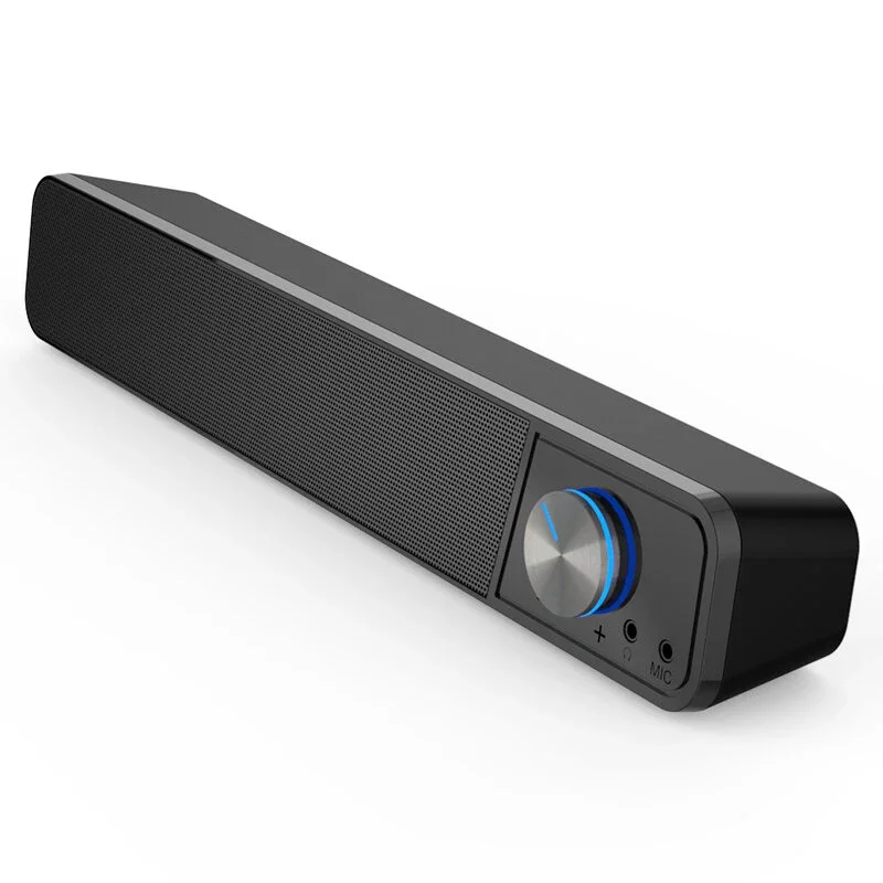 

Bluetooth Speaker HIFI 4D Stereo Surround Sound Bass Subwoofer Dual Drivers Noise Reduction Soundbar Computer Home Theater