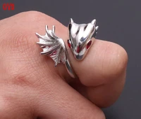 new punk style alternative style dragon 925 sterling silver ring