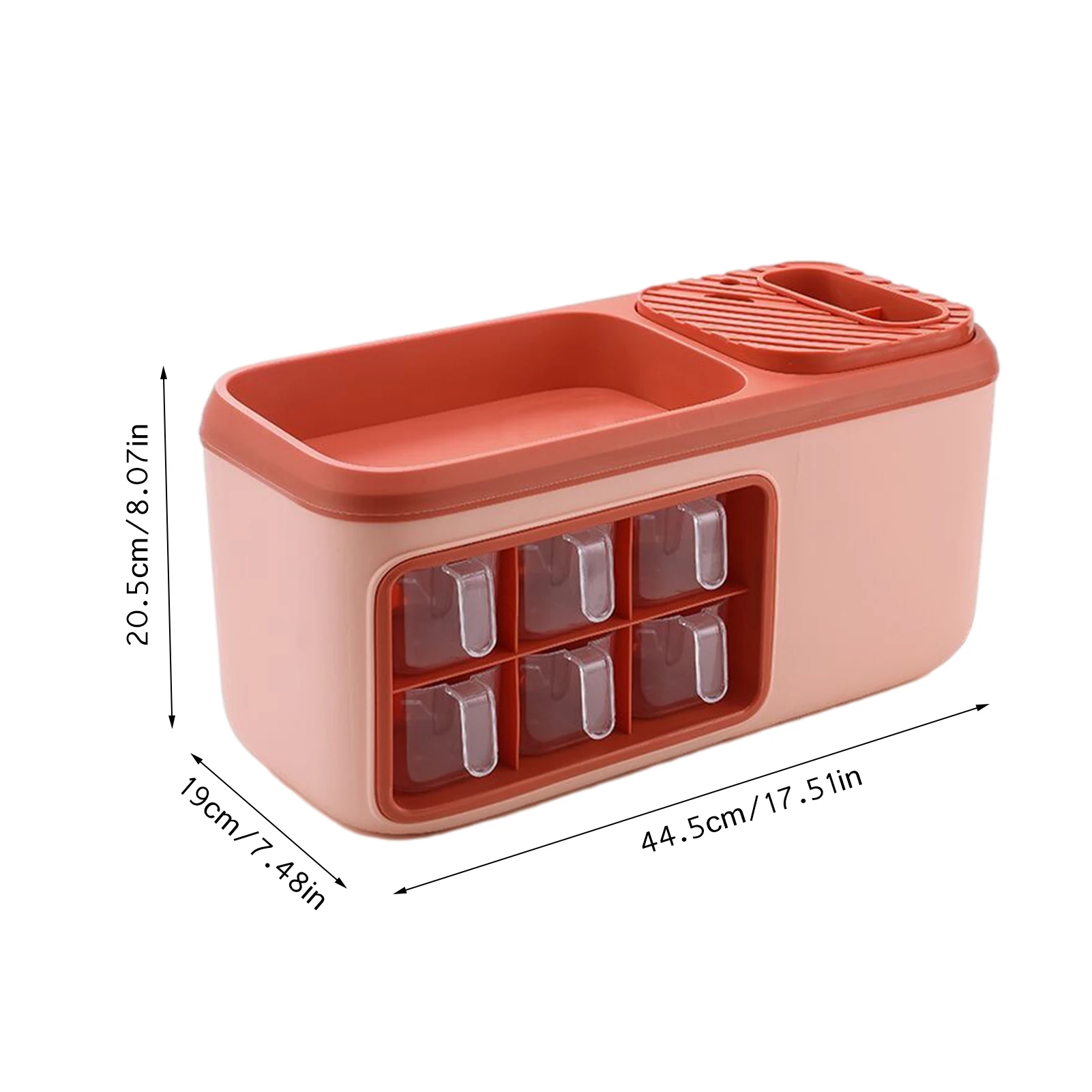 

kitchen shelf seasoning box seasoning jar bottle knife supplies storage rack chopsticks Durable Multifunctional Holder Rack