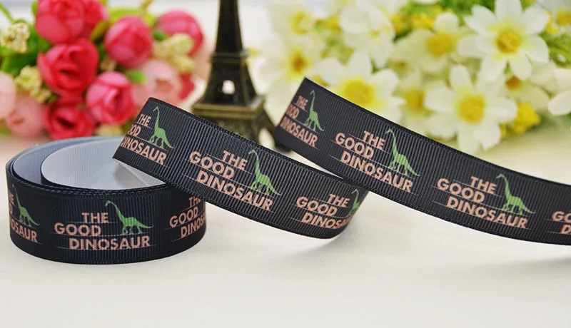 Корсажная вечерние та с рисунком динозавра 7/8 дюйма 22 мм 1 дюйм 25 1-1/2 38 3 75 10 ярдов |