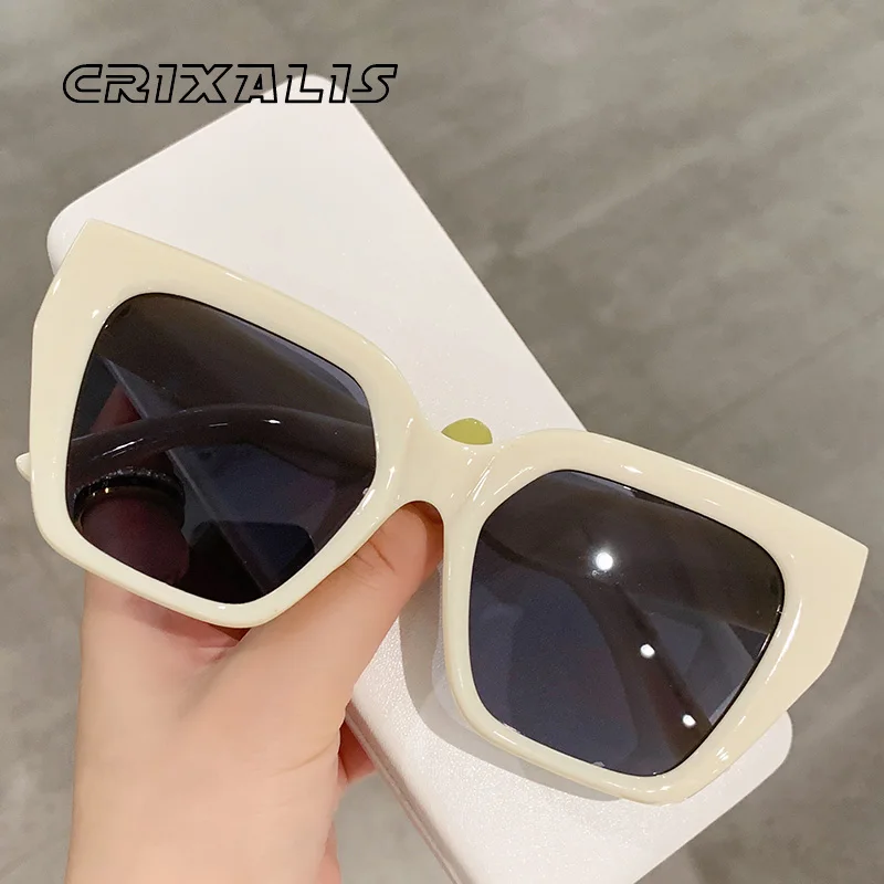 

CRIXALIS Square Sunglasses Women 2022 Trend Gradient Design Sun Glasses Female Retro Shades Ladies UV400 zonnebril dames
