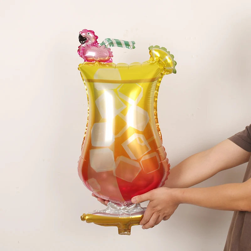1 шт. воздушные шары из фольги в виде винной бутылки виски пивной чашки гелиевый