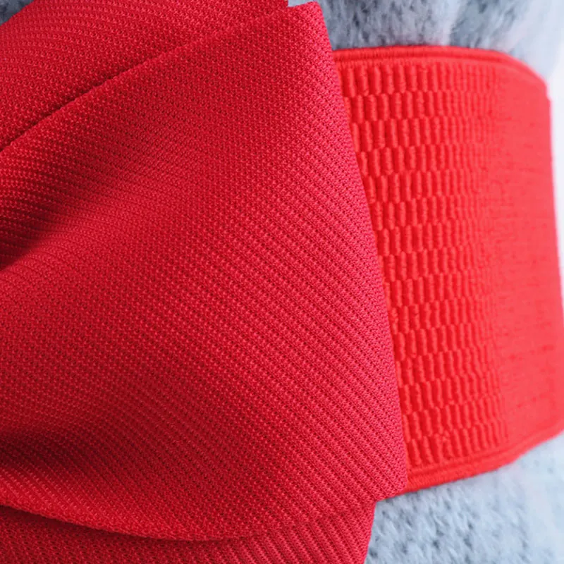 

Женский широкий пояс с бантом в стиле ретро изысканный ремень однотонный Универсальный декоративный пояс Одежда декоративная Новинка