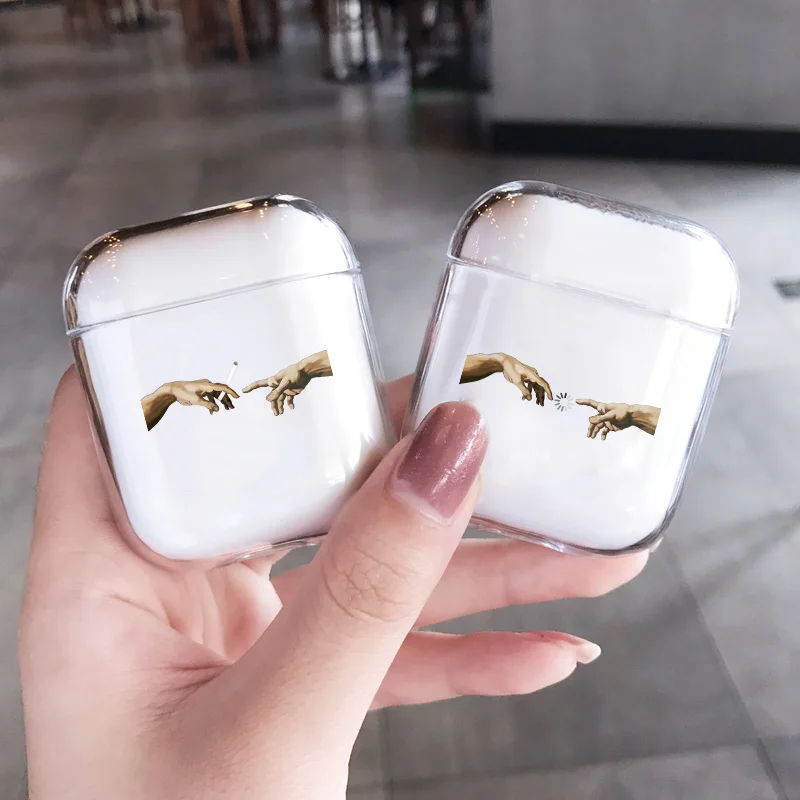 Модный чехол с забавным рисунком для Apple Airpods Pro, Роскошный прозрачный защитный чехол для наушников с Bluetooth для air pods 3, Жесткий Чехол