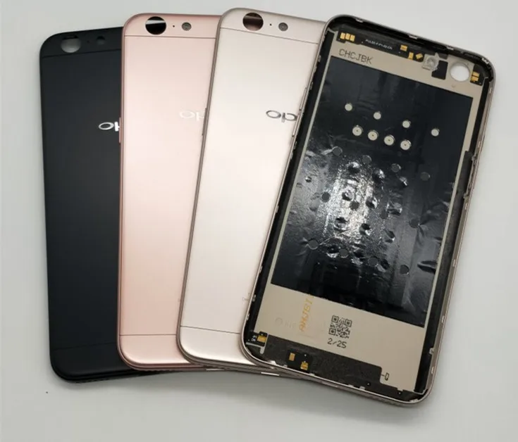 Крышка корпуса батареи для замены для oppo A57 Задняя крышка батареи передняя+ Корпус ЖК рамка пластина Замена для oppo A57+ t