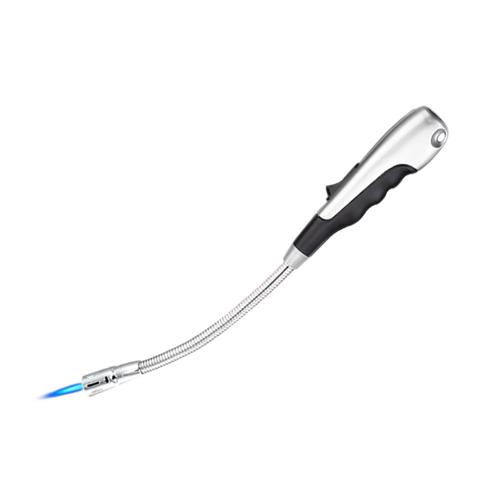 Перезаряжаемая Зажигалка Ветрозащитная Бутановая газовая зажигалка фонарь Jet