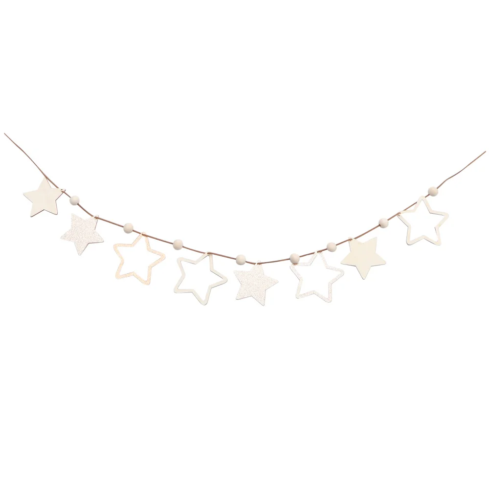 2 м блестящие сверкающие мерцание звезд гирлянда Одина &quotпятиконечная звезда&quot