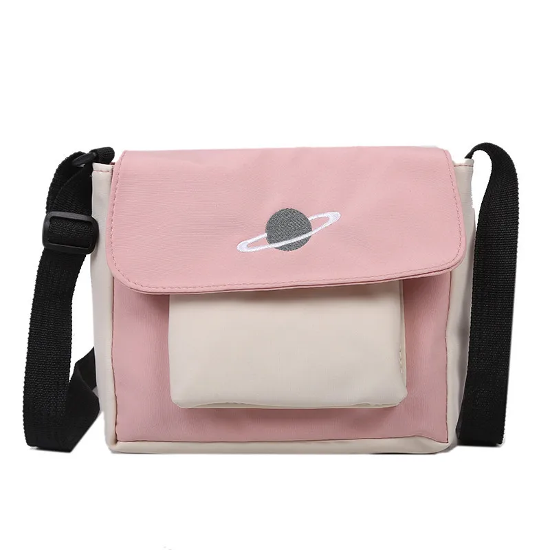 

Korean Fashion Shoulder Bag For Women 2020 Starry Sky Embroidery Small Bag Nylon Crossbody Bags Womens Messenger Bag Girl Bolsas