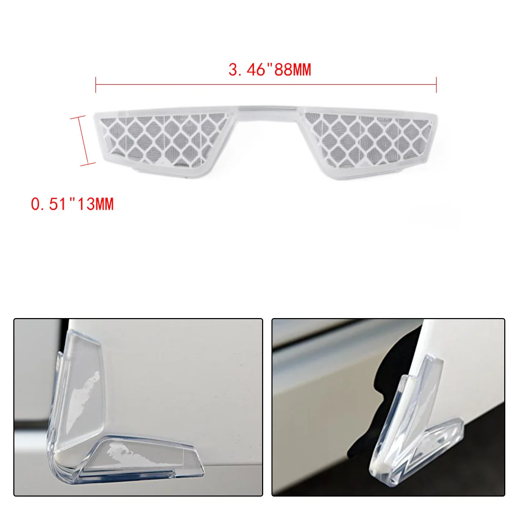 Универсальный 4 шт. прозрачный тип для автомобиля с защитой от царапин седан