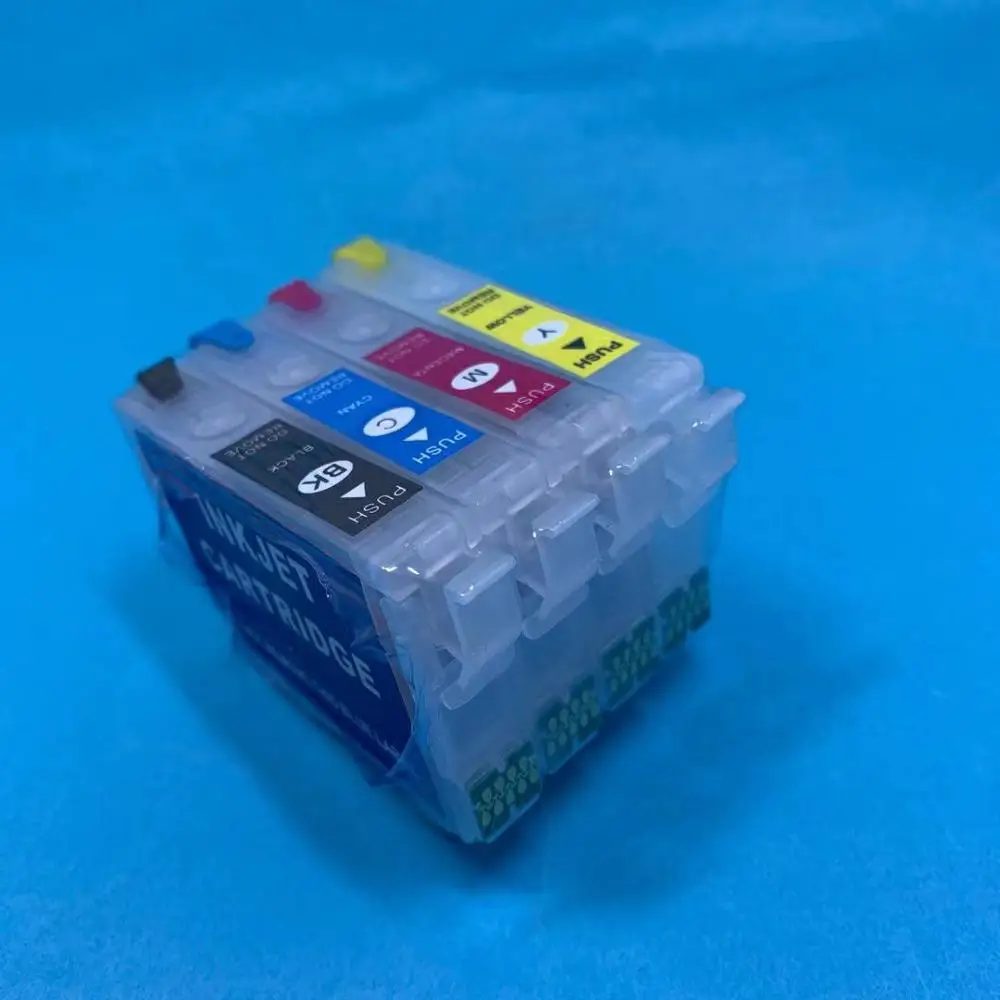 

YOTAT T502 T502XL Refillable Ink Cartridge 502XL T02W1-T02W4 for Epson XP-5100 XP-5105 WF-2860 WF-2860DWF/WF-2865DWF