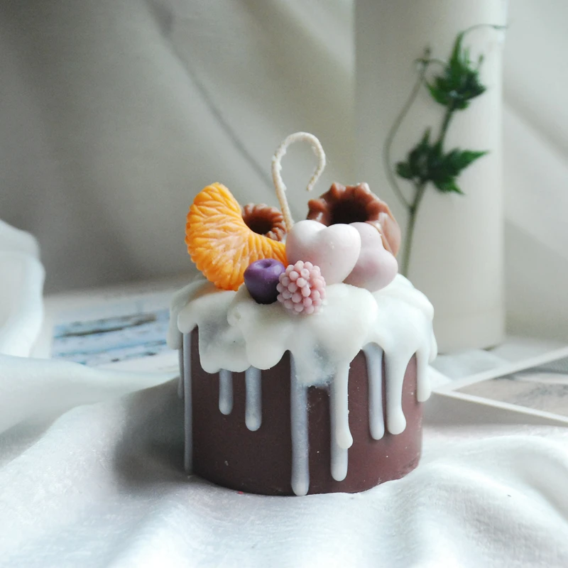 

Nordic Creative Candles Bedroom Handmade Aromatherapy Birthday Party Cake Lightings Candle Bougie Anniversaire Home Decor DB60LZ