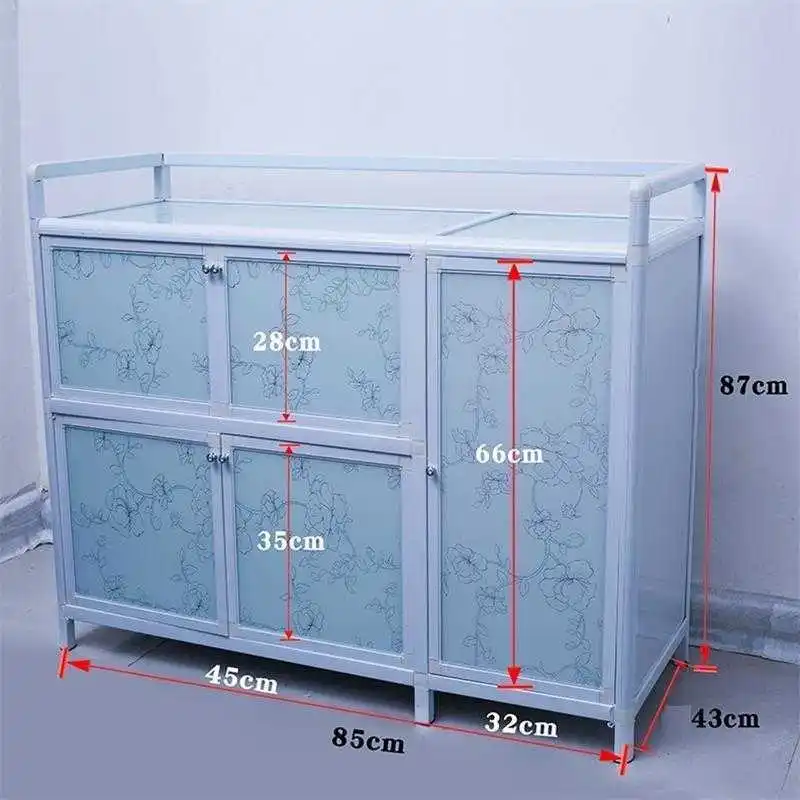 

Cajones Dolap Kaplama End ables Sideboard Capbords Aparador Cabinet ueble Cocina Kitchen Furniture Aluminum Alloy Cupboard