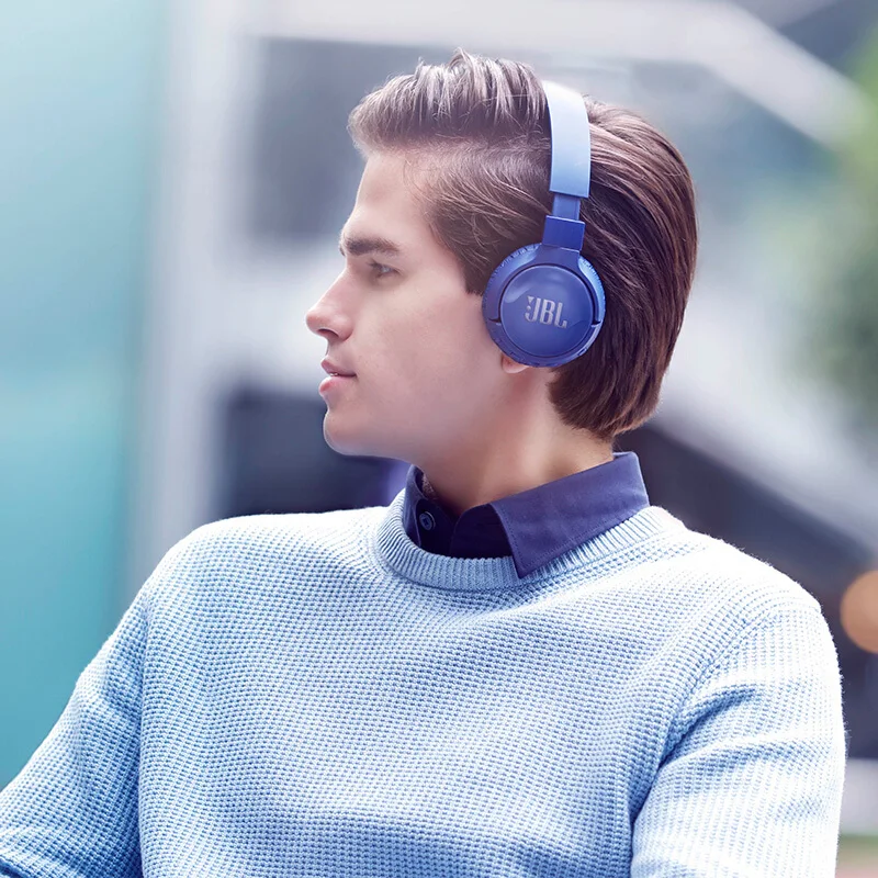 Наушники JBL T500BT с глубокими басами Спортивная игровая Bluetooth-гарнитура микрофоном
