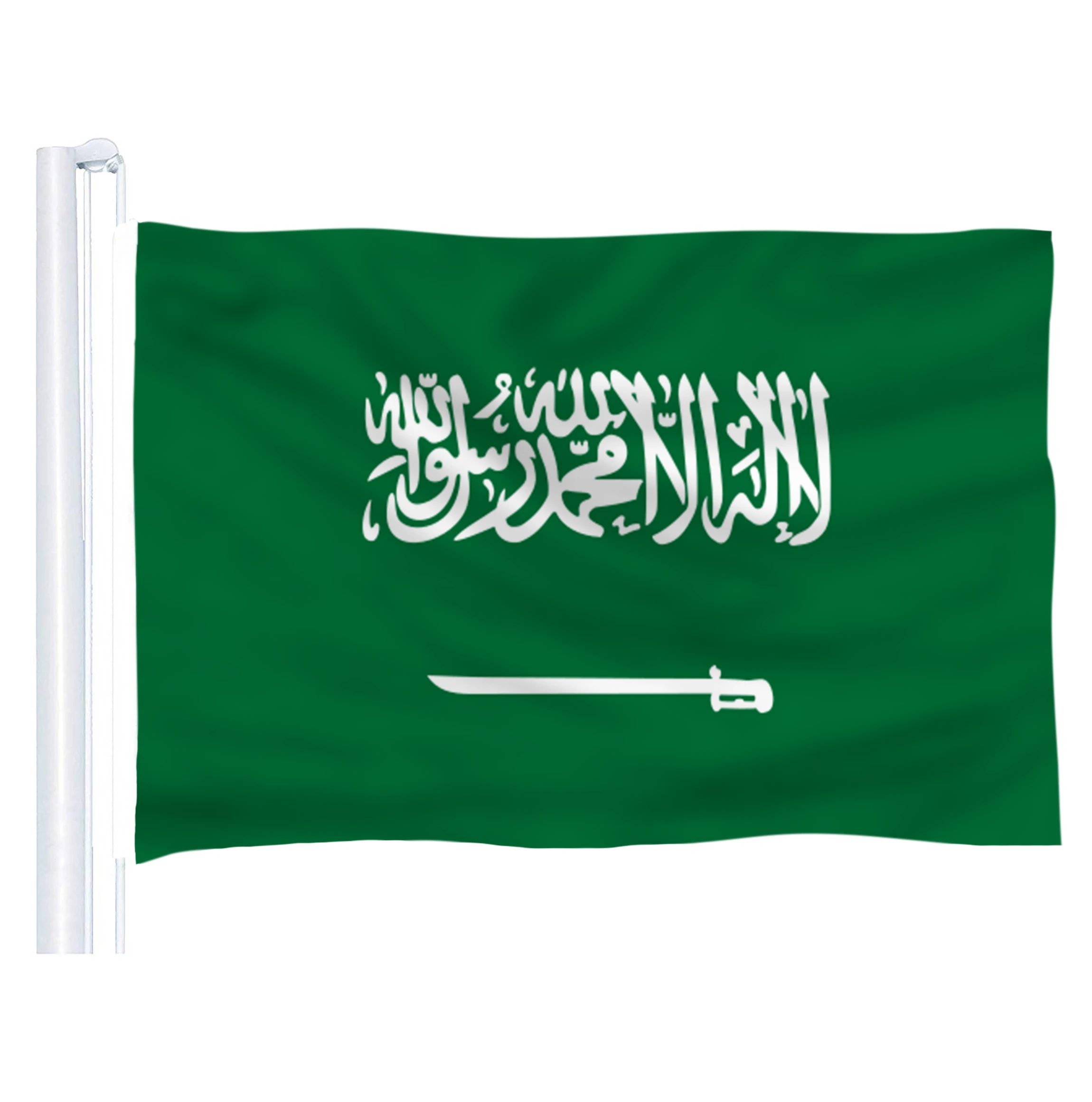 DFLIVE Саудовская Аравия Флаг страны 3x5 футов напечатанный полиэстер Fly 90x150 см Saudi SA