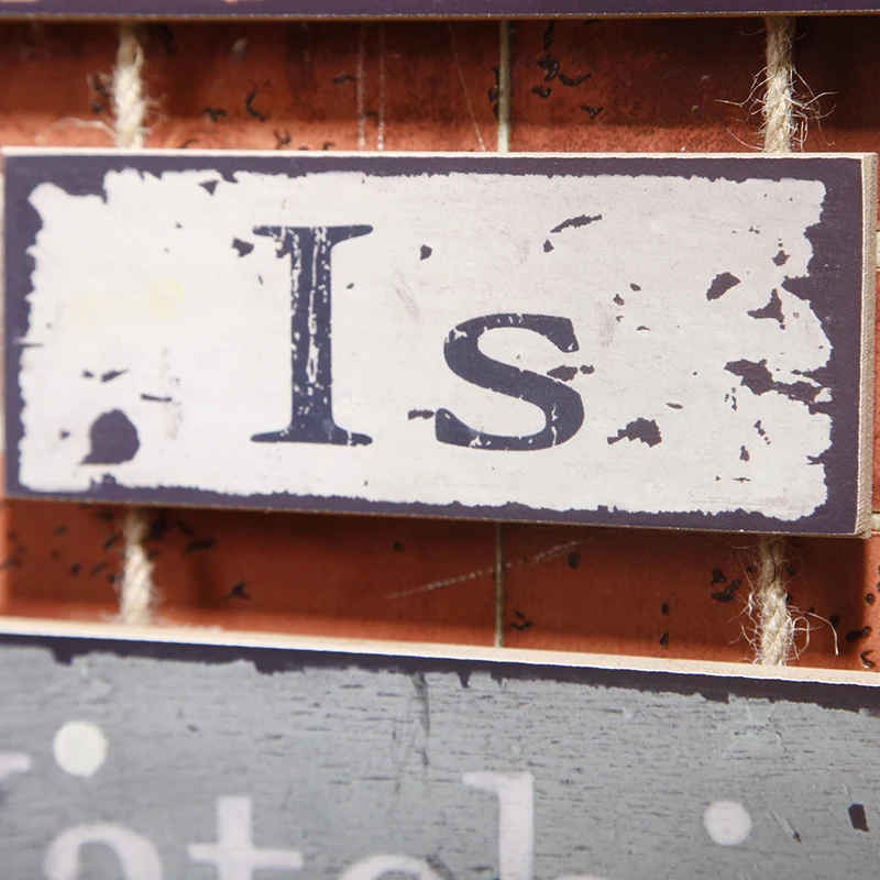 Настенный знак для украшения деревянной двери в американском ретро стиле 2017 | Дом