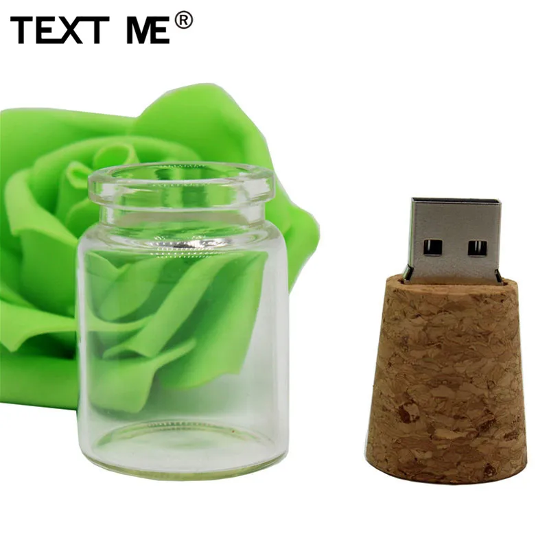 TEXT ME reative drifting bottle style usb 2 0 64Гб флеш-накопитель 8Гб 16Гб 32Гб Флешка USB Usb лучший