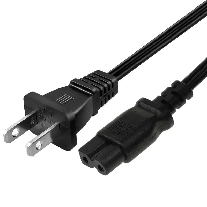 2 зубец поляризованный-шнур питания для Visio-LED-TV Smart-HDTV E-M-Series и другие 2 слота адаптера-AC-Wall-кабель: IEC-60320 IEC320 C7