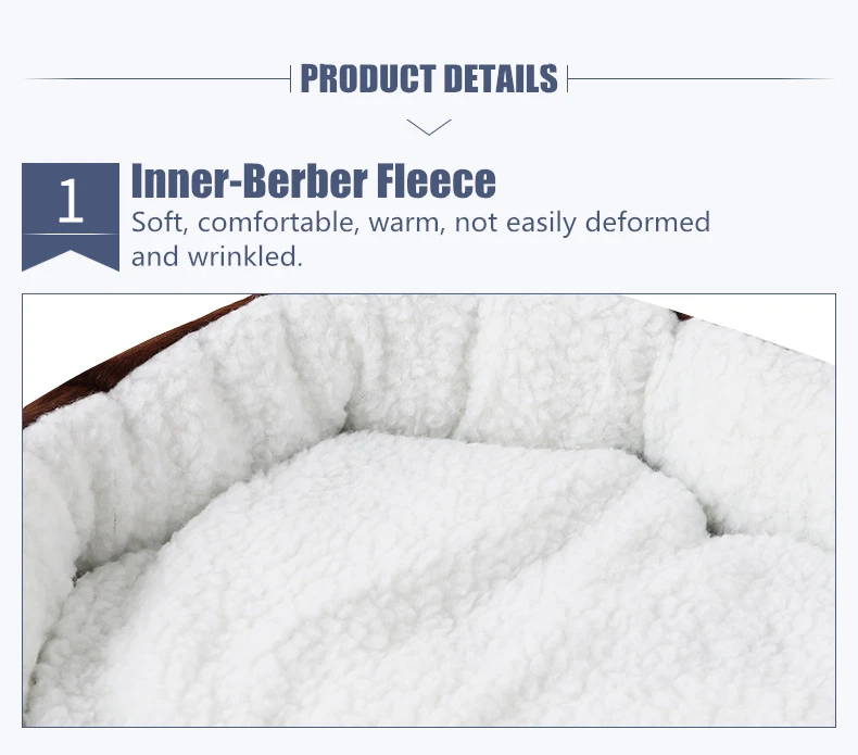 Большая домашняя собака парка для домашних животных теплая кровать домик собак