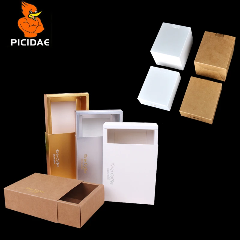 Кофейная Подарочная внешняя коробка фильтр мешок специальная бумага крафт джем