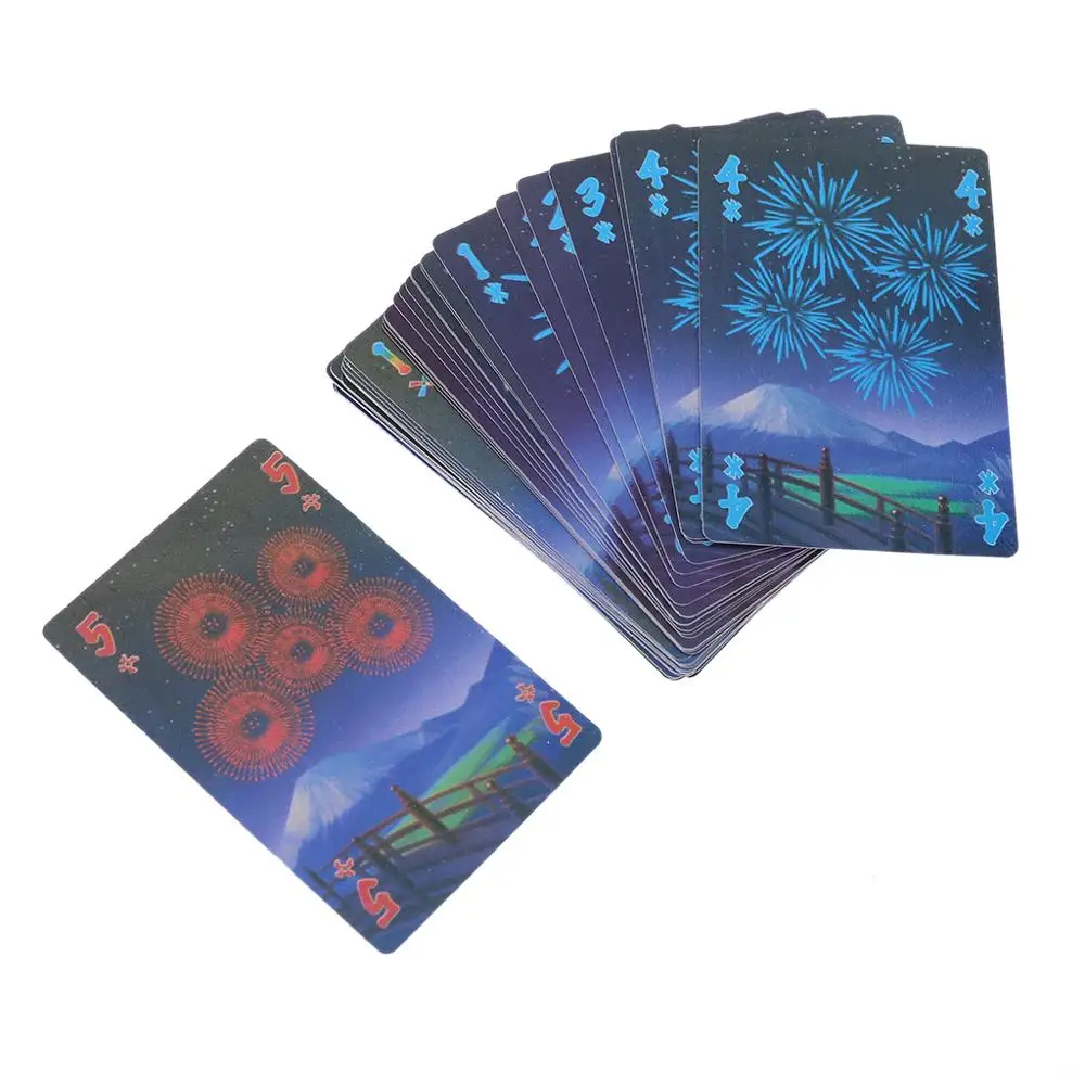 Настольная игра горячая Распродажа Hanabi 2-5 игроков карточные игры легко играть