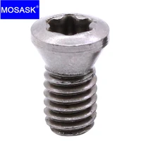 mosask 50pcs standard cnc machining turning holder milling cutter chamfering tool screw