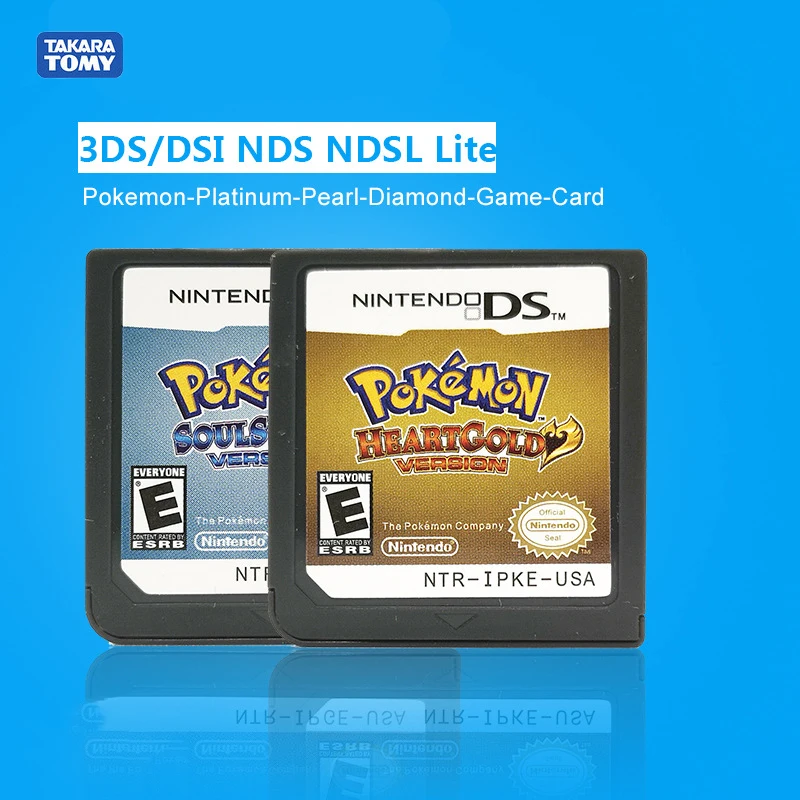Игровая кассета серии Pokemon 3DS DSI NDS NDSL Lite Классическая видеоигра DS карточная | Коллекционные игральные карты -1005002317351682