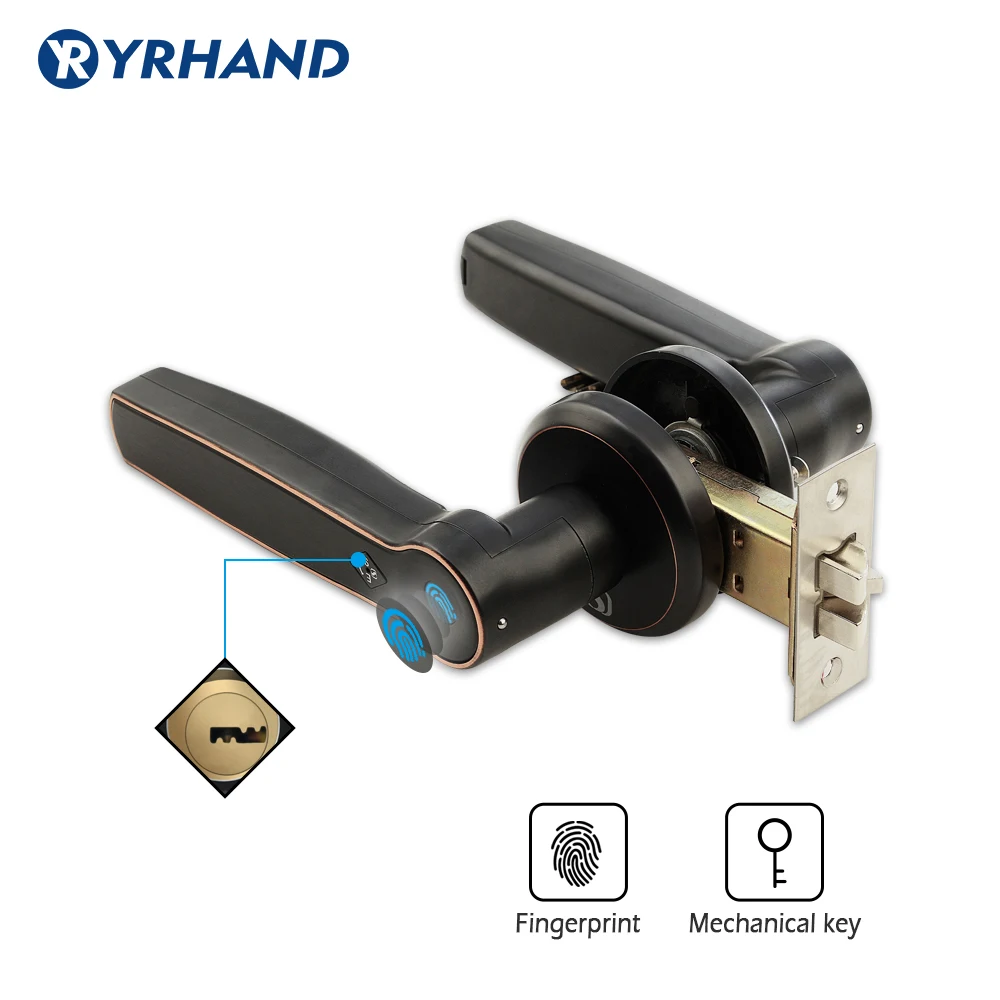 Биометрический БЕСКЛЮЧЕВОЙ дверной замок с принтом беспроводной автоматический