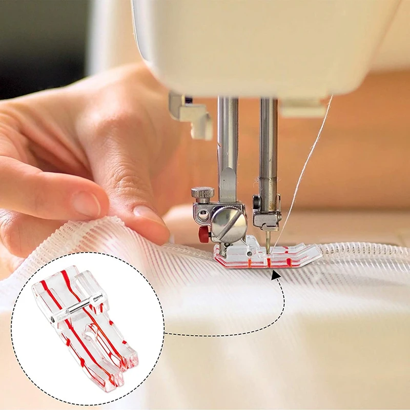 6PCS 1/4Inch Sewing Machine Presser Foot Accessories Fit For Brother/Singer Household | Дом и сад