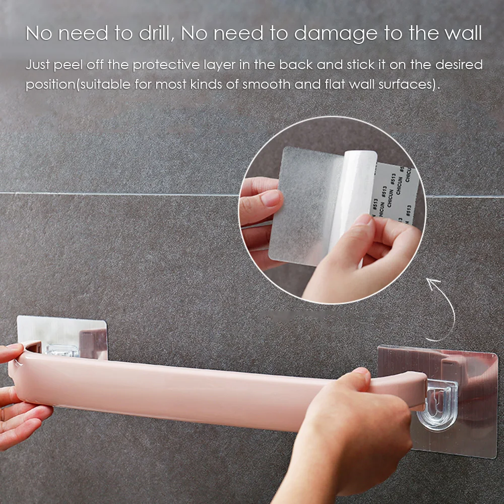 Hot New Towel Hanging Rack Space-saving Hanger Storage Wall-mounted Holder Bathroom Accessories | Обустройство дома