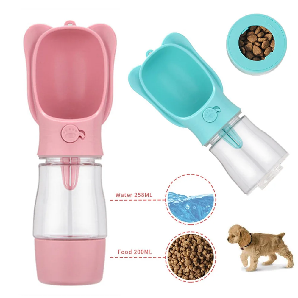 

Портативная бутылка для воды для собак, Герметичная Бутылка для кормления щенков и больших собак, для путешествий и прогулок, для питомцев, ...