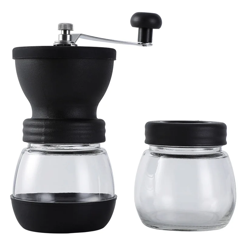 

Hand-cranked coffee machine, household coffee grinder, coffee bean grinder, grinder, sealed can.