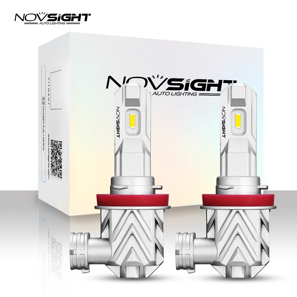 NOVSIGHT H7 светодиодный H4 лампада Luces Para Авто Мини Размеры автомобилей головной
