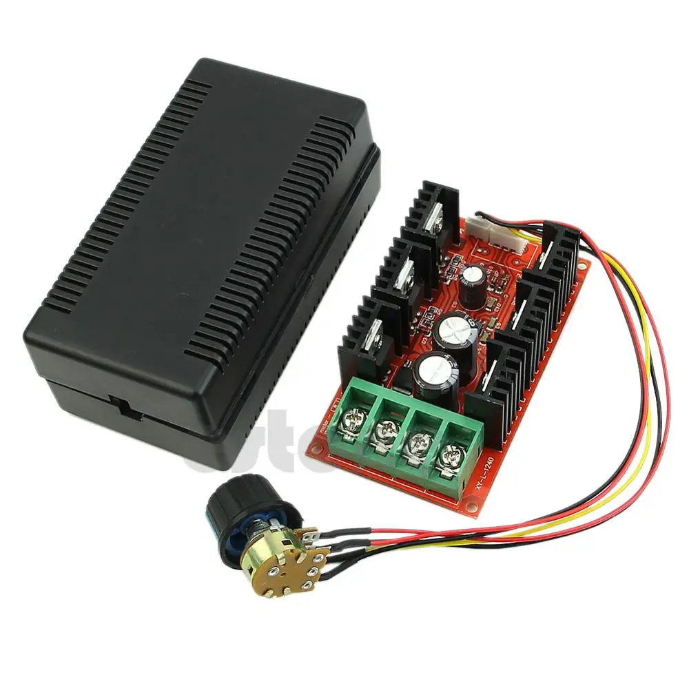 

12V 24V 48V 2000W MAX 10-50V 40A DC Motor Speed Control PWM HHO RC Controller