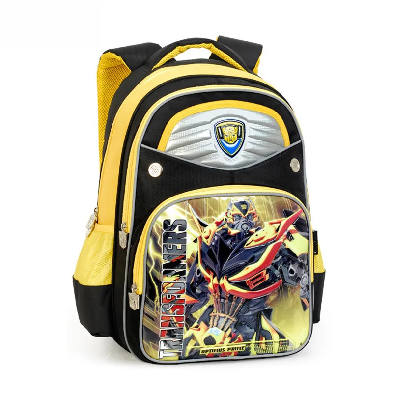 

TRANSFORMERS 2019 New Children's SchoolBag Anime Cartoon Children's Schoolbag Waterproof Large Capacity Correction SchoolBag