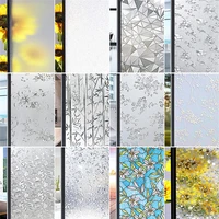 variety of static non adhesive glass stickers window electrostatic window film office bathroom anti opaque matte film