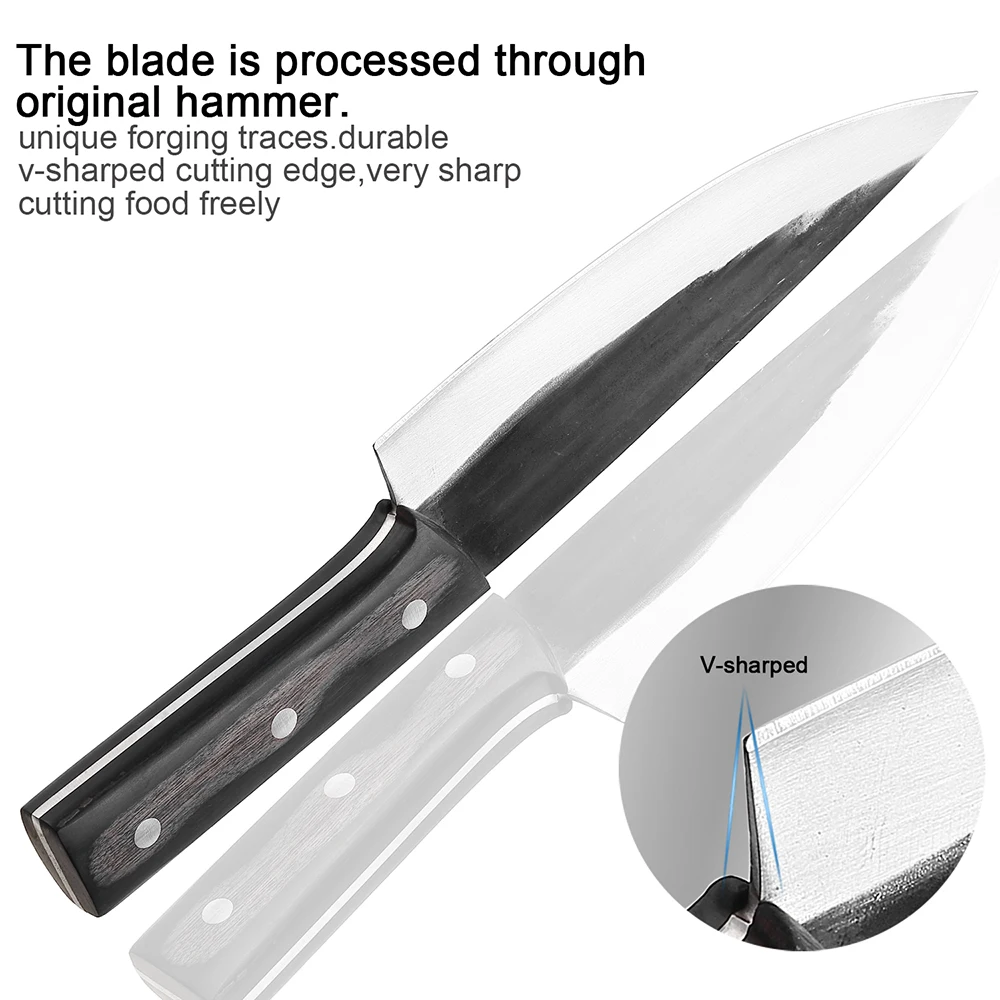 XITUO шеф-нож ручной работы кованые кухонные ножи профессиональный нож мясника