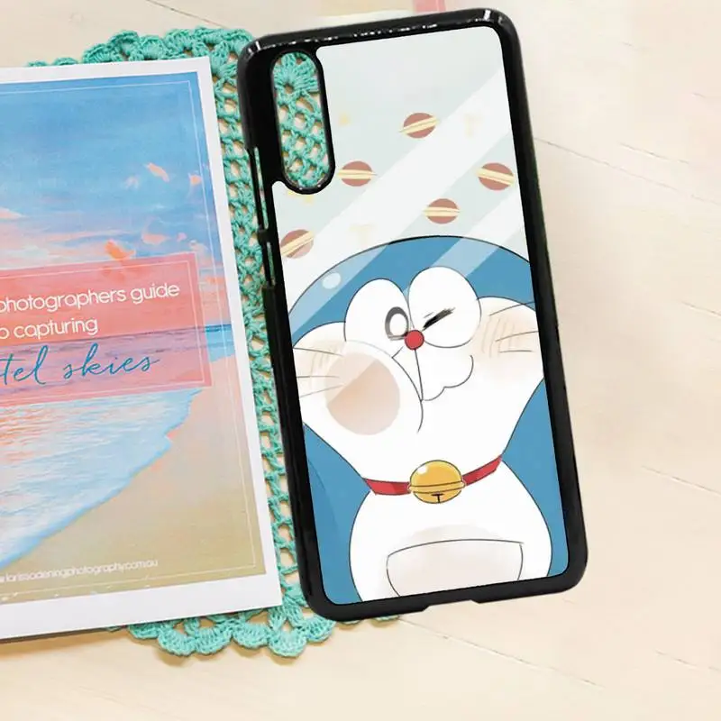

Doraemon cute cat Japan Anime Cartoon high quality Phone Case PC for iPhone 11 12 pro XS MAX 8 7 6 6S Plus X 5S SE 2020 XR