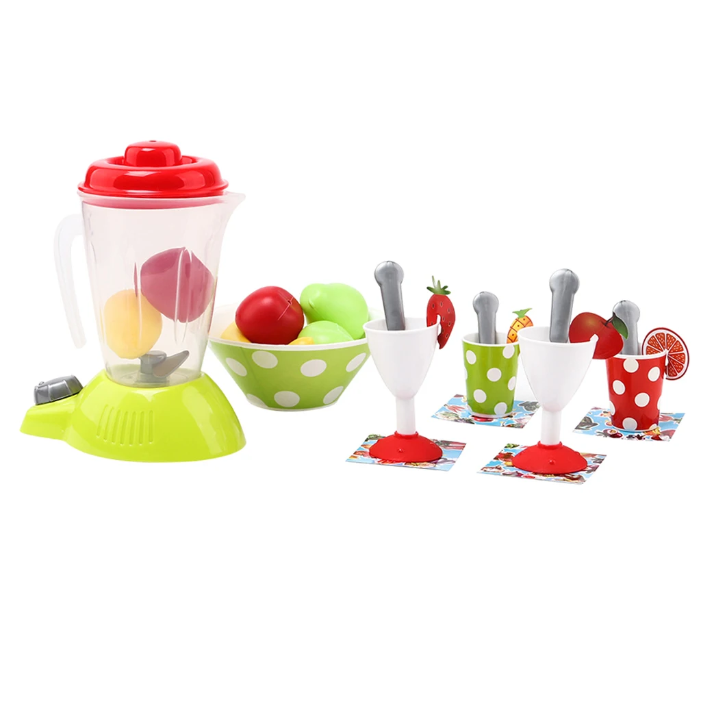 

Kitchen Appliance Toys 27Pcs Mini Juicer Set Kitchen Accessories for Kids 3+ Year Old Girl
