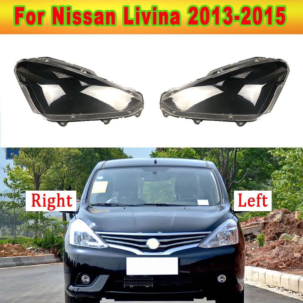 

Headlamps Transparent Cover Lampshade Lamp Shell Masks Headlight Cover Lens Headlight Glass For Nissan Livina 2013-2015