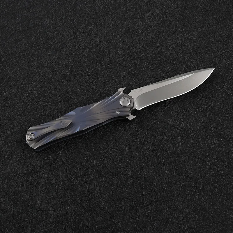 Титановый плавник DICORIA VENOM Kevin John T series M390 складной нож тактические ножи для