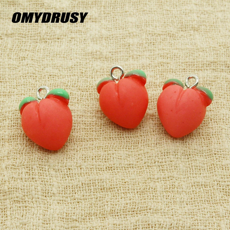 10 звёзд подвески в форме сердца персиковые фрукты для сережек браслетов