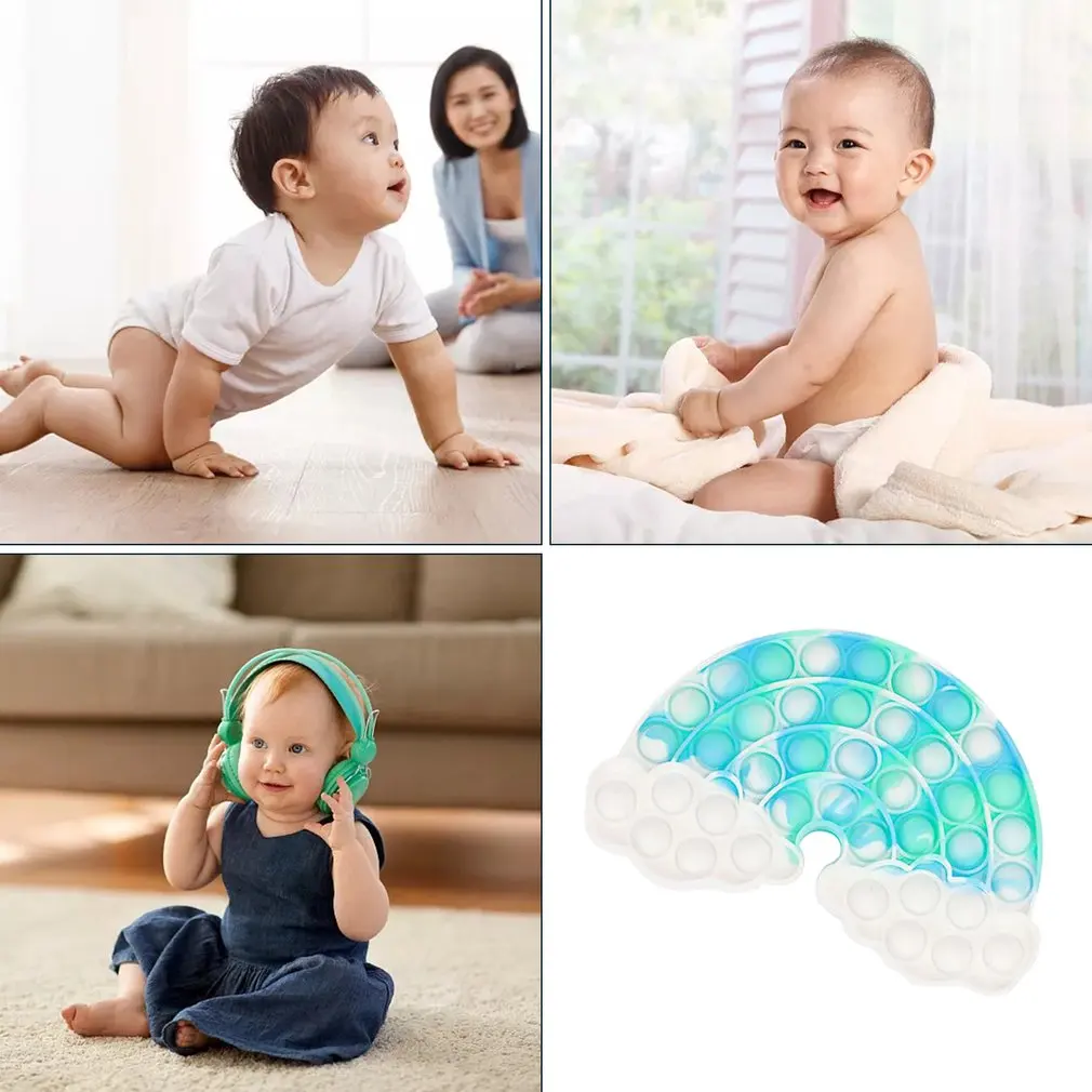 

Funny Push Fidget Toys Finger Exercise Board Squeezing Vent Toys Funny Slow Soft Decompression For Kid And Adult