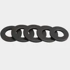 Плоская шайба из углеродистой стали, 50-100 шт., M2, M2.5, M3, M4, M5, M6, M8, GB97, DIN125, черная, класс 8,8, прокладка, прокладка, кольцо