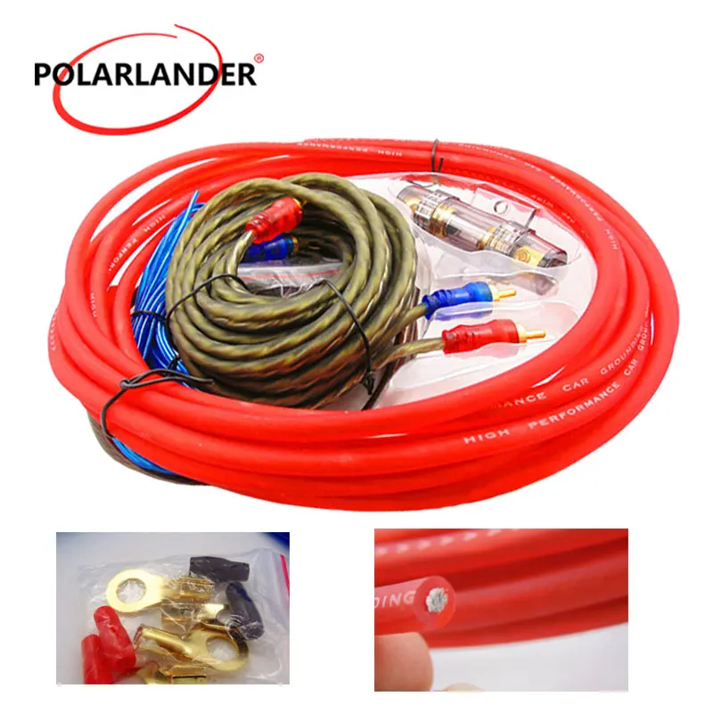 

Car Audio Speakers Wiring Kits Cable 1500W AMP Fuse Holder 60A Amplifier Subwoofer Speaker Installation 8GA Copper Clad Aluminum